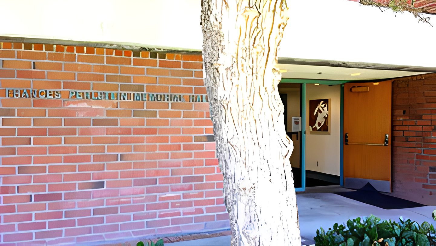 Exterior view of a university building
