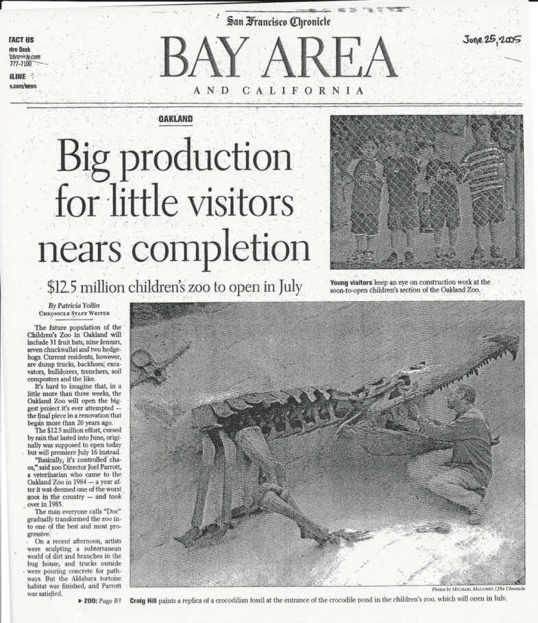 San Francisco Chronicle 2005 Oakland Zoo p1